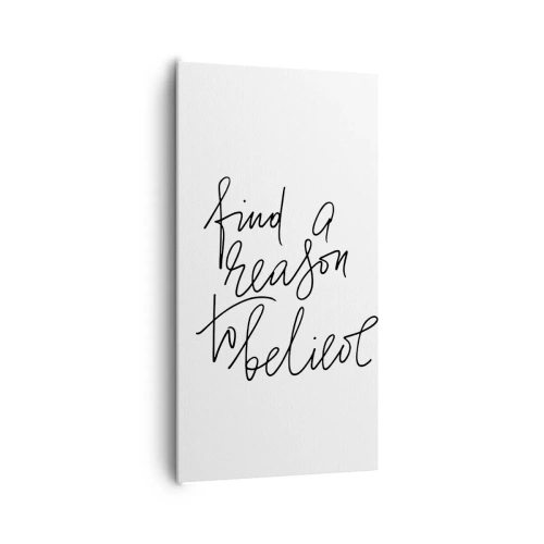 Schilderen op canvas - Het is mogelijk - 65x120 cm