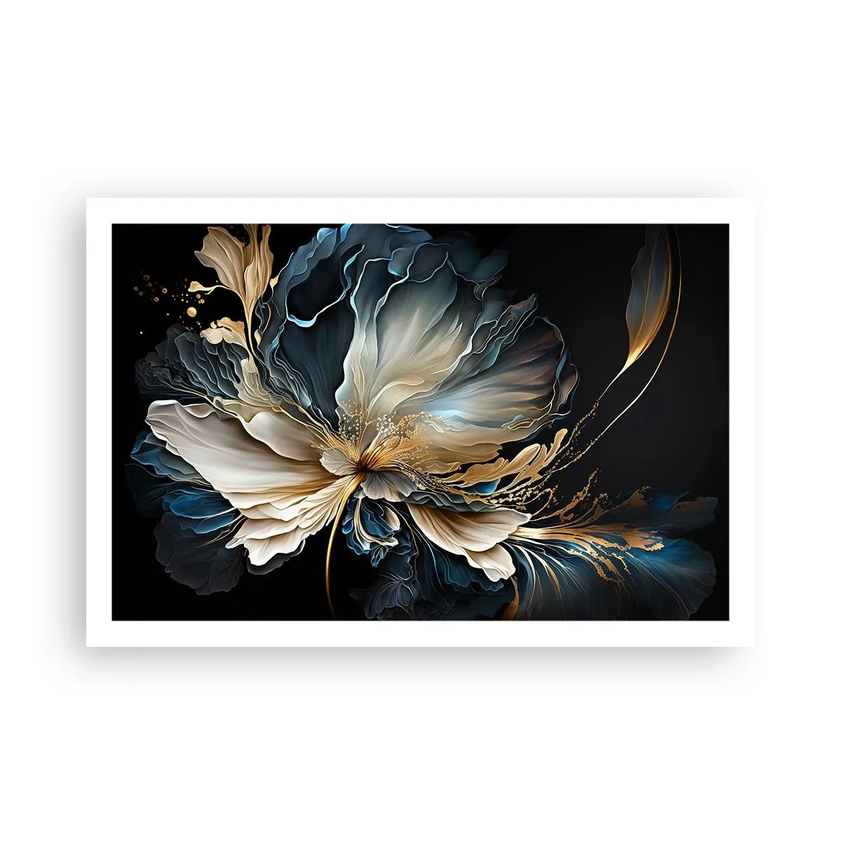 Poster - Sprookjesachtige varenbloem - 91x61 cm