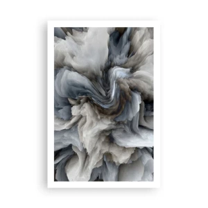 Poster - Steen en bloem - 61x91 cm