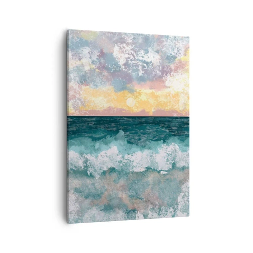 Schilderen op canvas - Water, licht, lucht - 50x70 cm