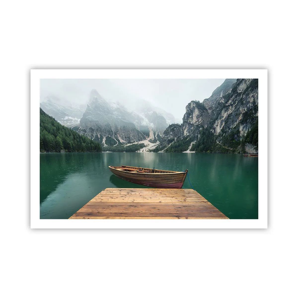 Poster - "En de trotse rotsen van het voorhoofd" - 91x61 cm