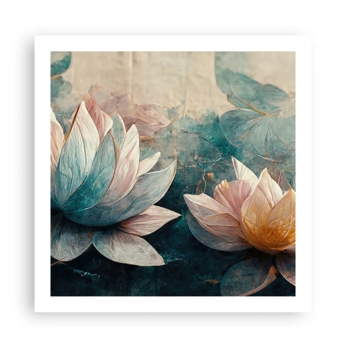 Poster - Sterren van het meer - 60x60 cm