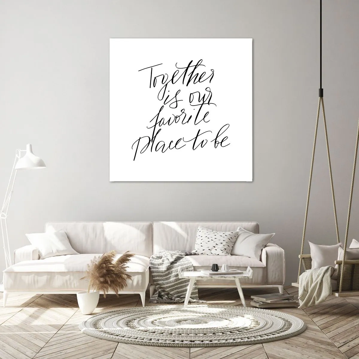 Schilderen op canvas - Voel jij het ook? - 40x40 cm