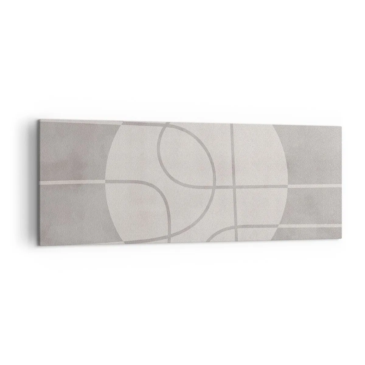 Schilderen op canvas - Rond en rechtdoor - 140x50 cm