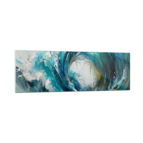 Schilderen op glas - Zeeportaal - 160x50 cm