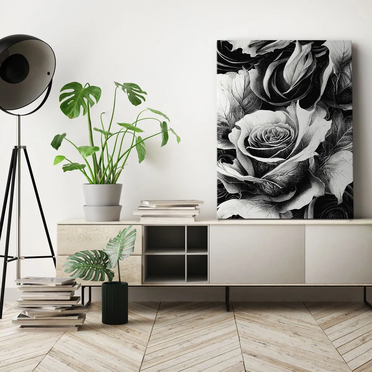 Schilderen op canvas - Altijd een koningin - 55x100 cm