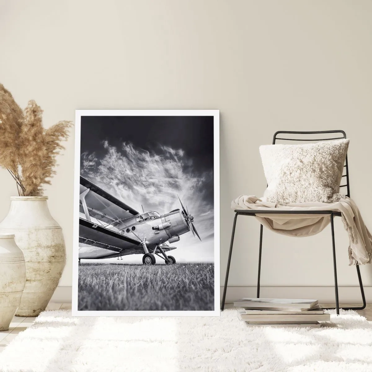 Poster - De gevleugelde zwerver - 40x50 cm