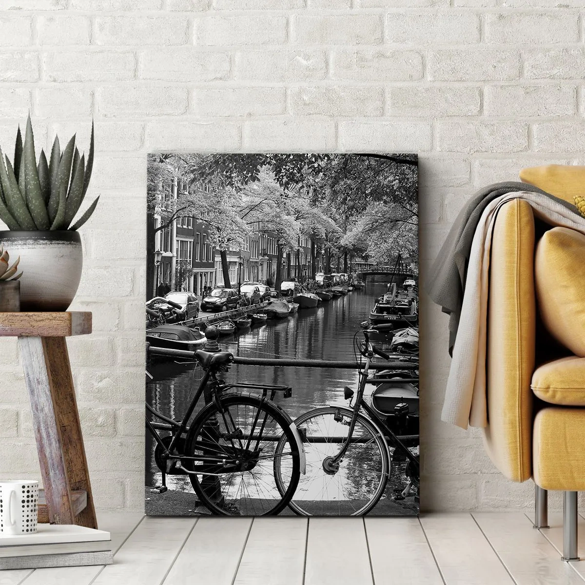 Schilderen op canvas - Een heel Nederlands uitzicht - 50x70 cm