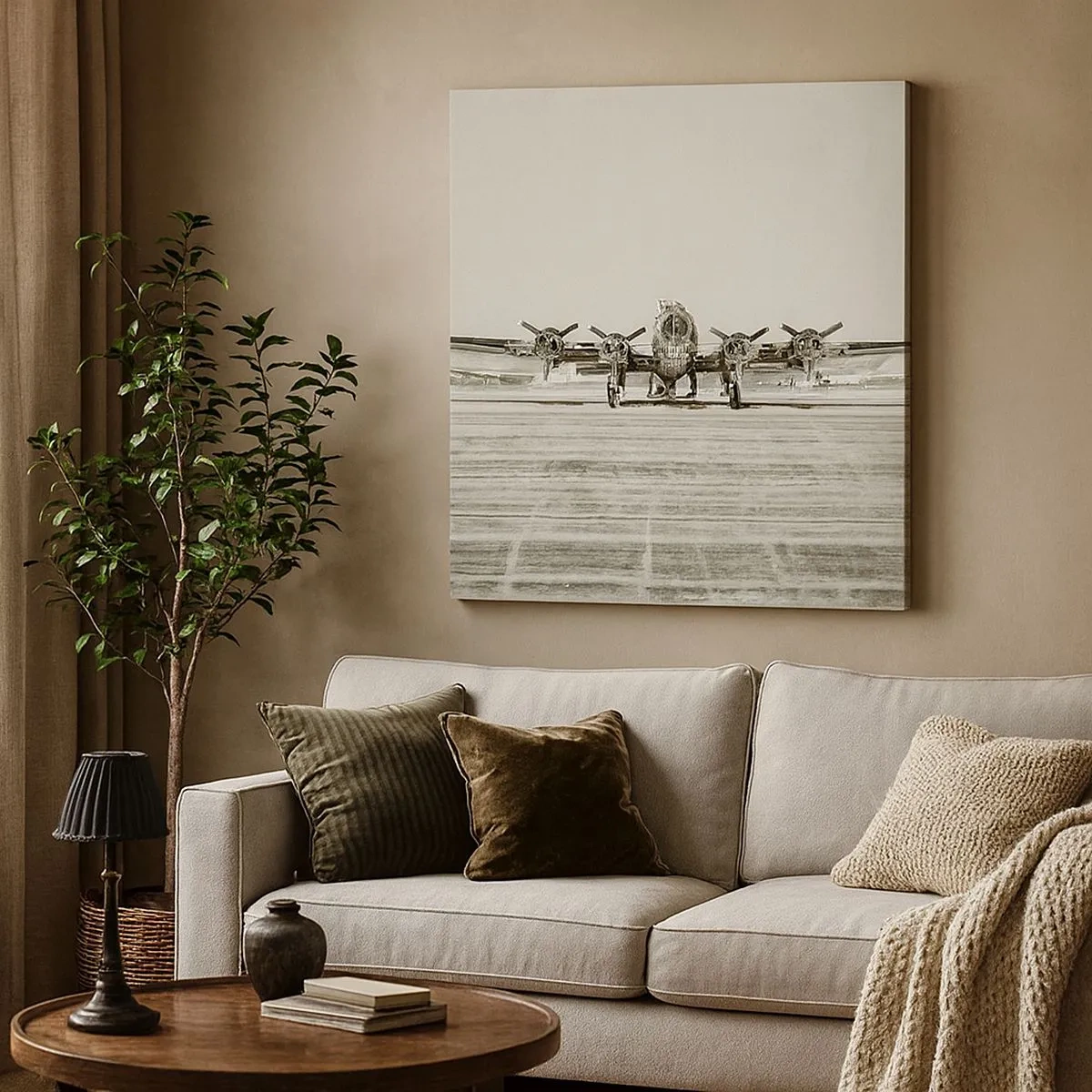 Schilderen op canvas - Zoals altijd klaar - 30x30 cm