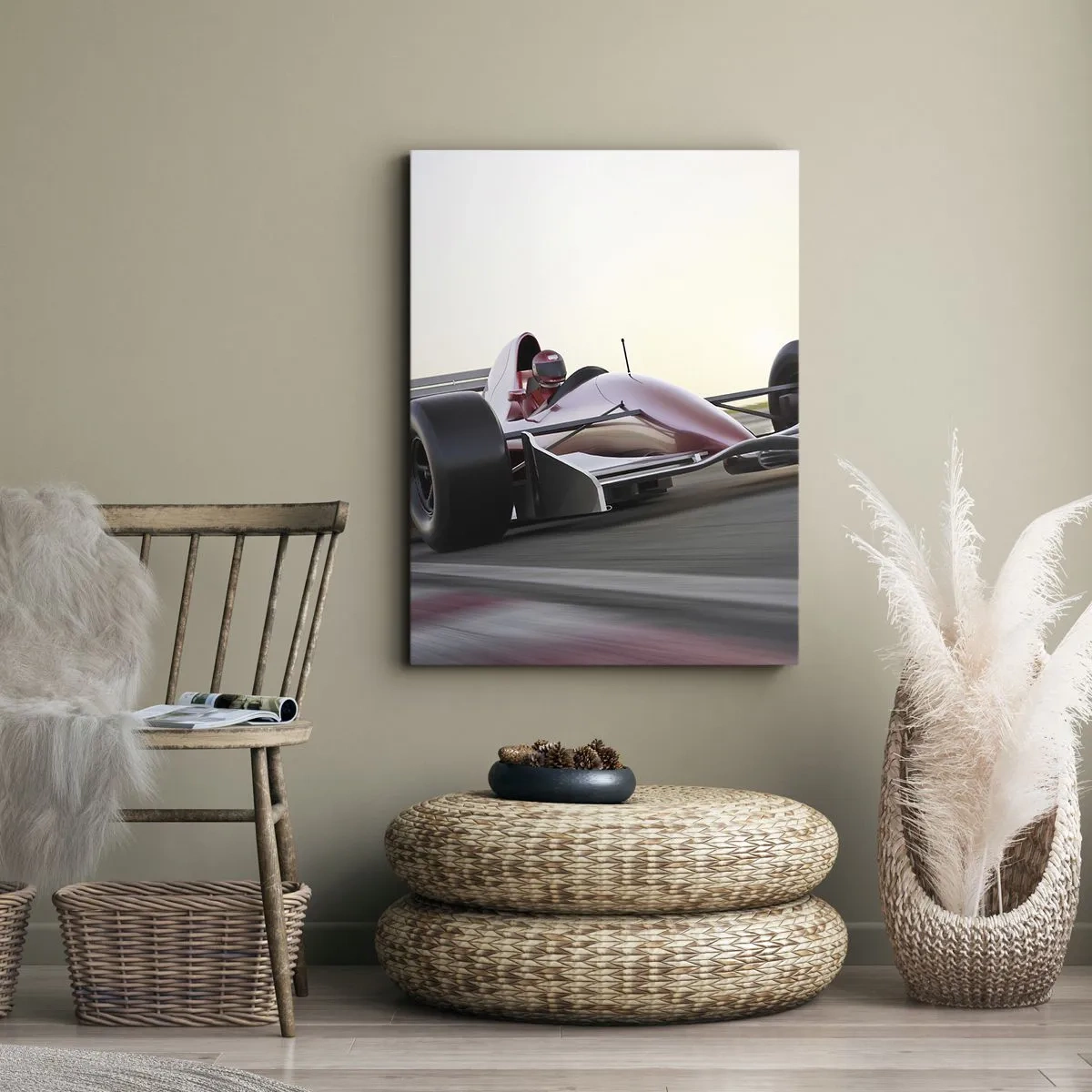 Schilderen op canvas - Altijd een winnaar - 50x70 cm