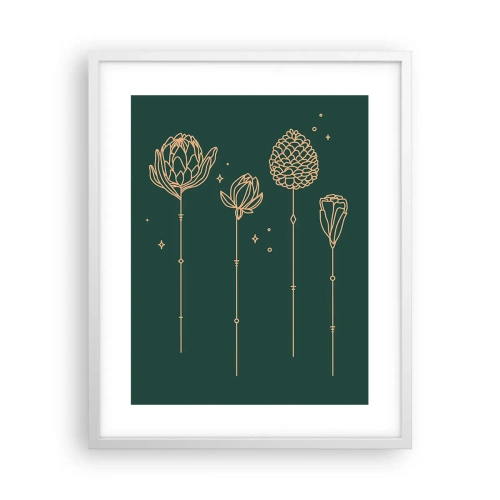 Poster in een witte lijst - Kruidenfamiie / Familie Ziółkowsi ?? - 40x50 cm