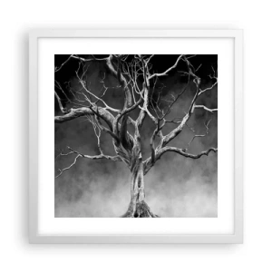 Poster in een witte lijst - Oorspronkelijk en heilig - 40x40 cm
