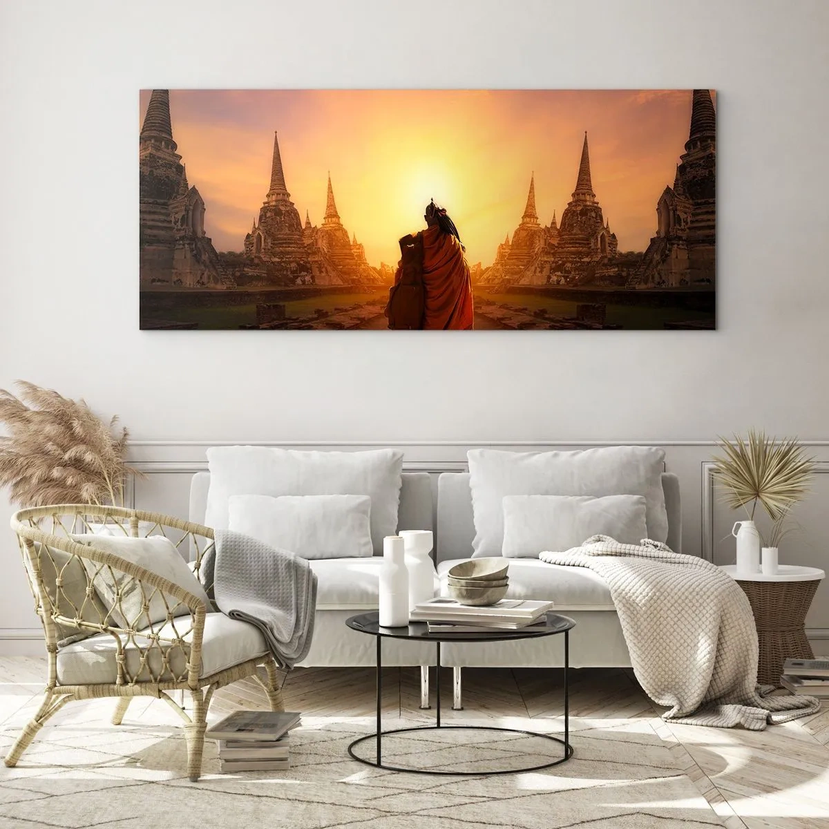 Schilderen op glas - In vrede voor de eeuwigheid - 160x50 cm