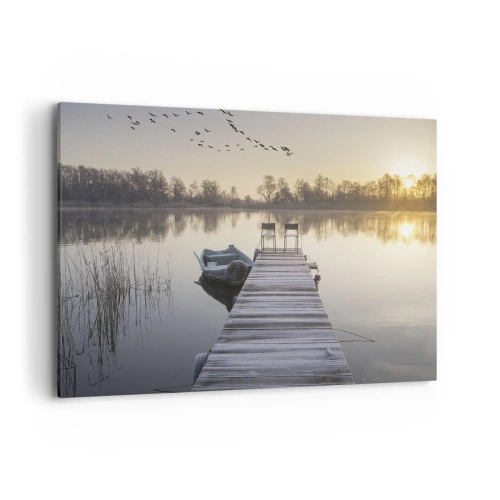 Schilderen op canvas - Ik ben zo terug - 100x70 cm