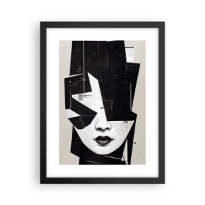 Poster in een zwarte lijst - Diep verborgen - 30x40 cm