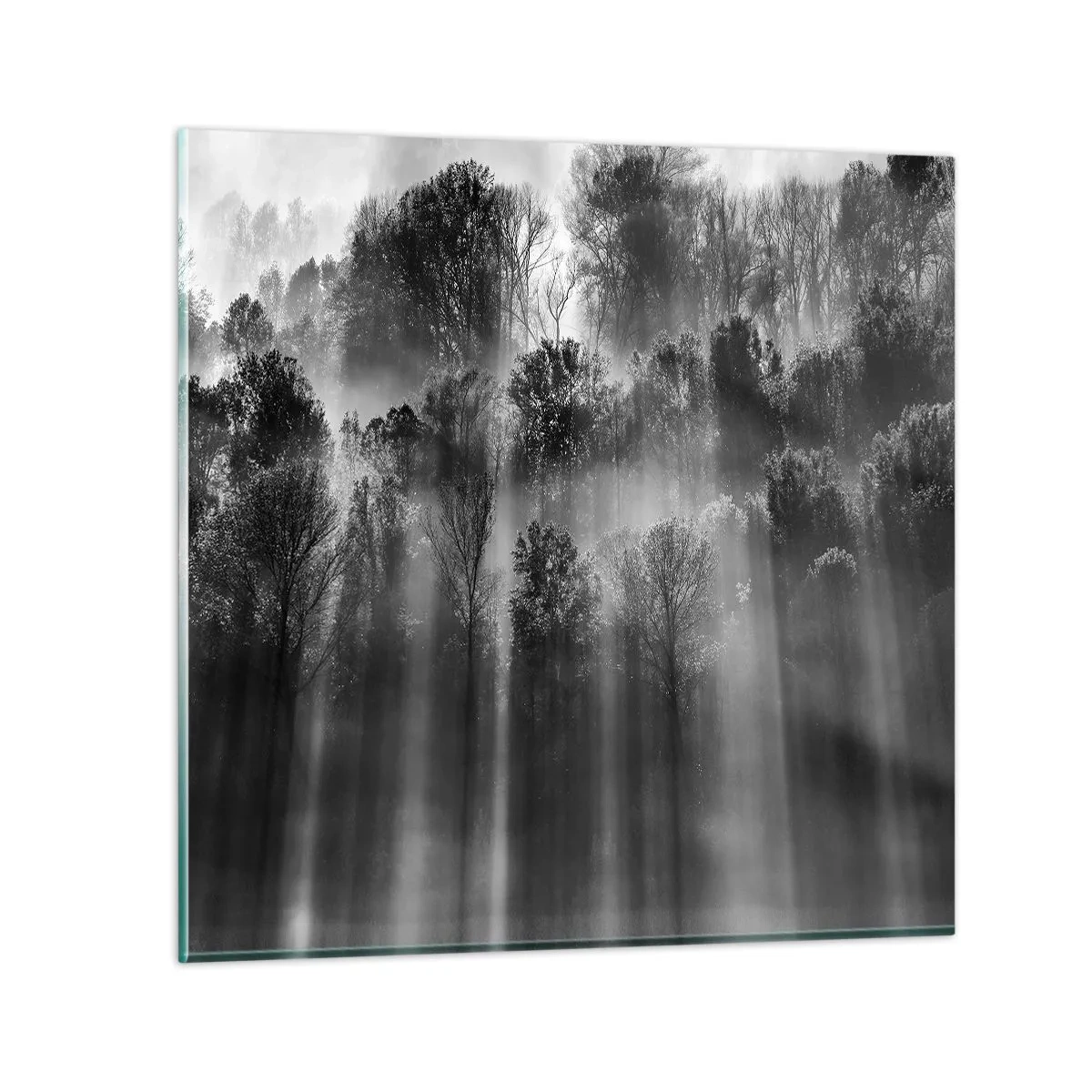 Schilderen op glas - In stromen van licht - 40x40 cm