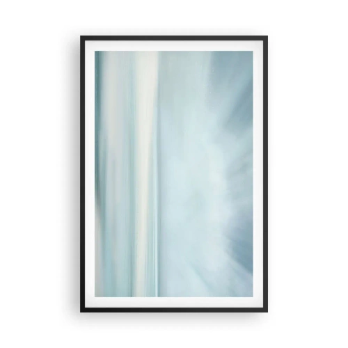 Poster in een zwarte lijst - Vrede tot aan de horizon - 61x91 cm