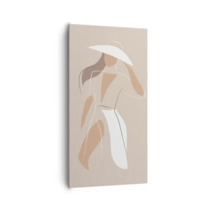 Schilderen op canvas - Mode is leuk - 65x120 cm