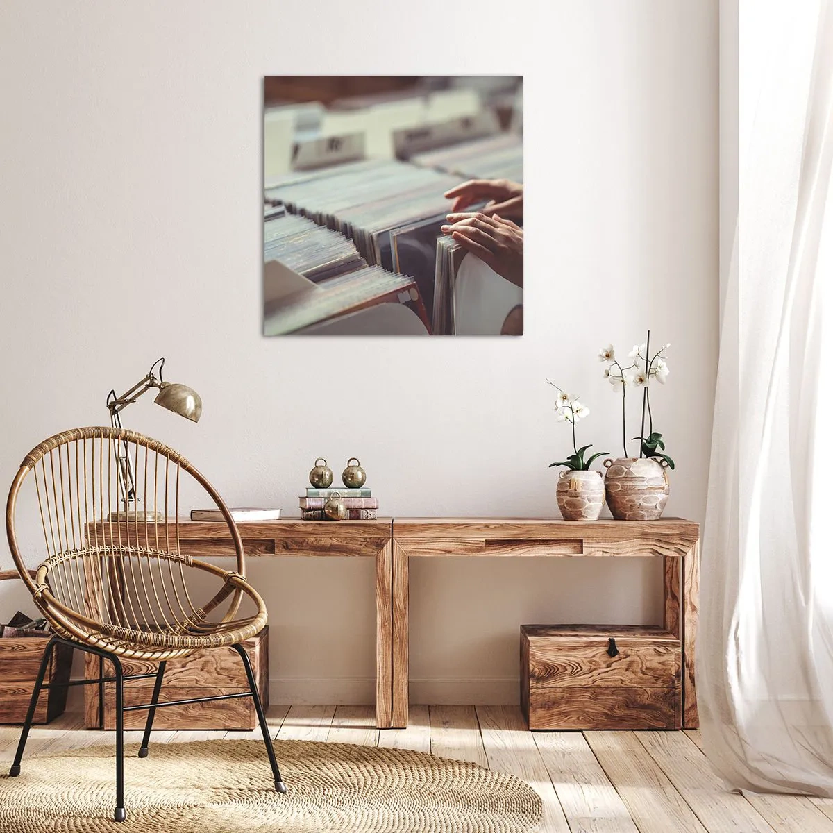 Schilderen op canvas - Op zoek naar emoties - 70x70 cm