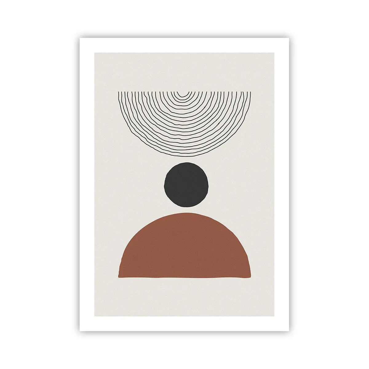 Poster - Het middelpunt van de aandacht - 50x70 cm