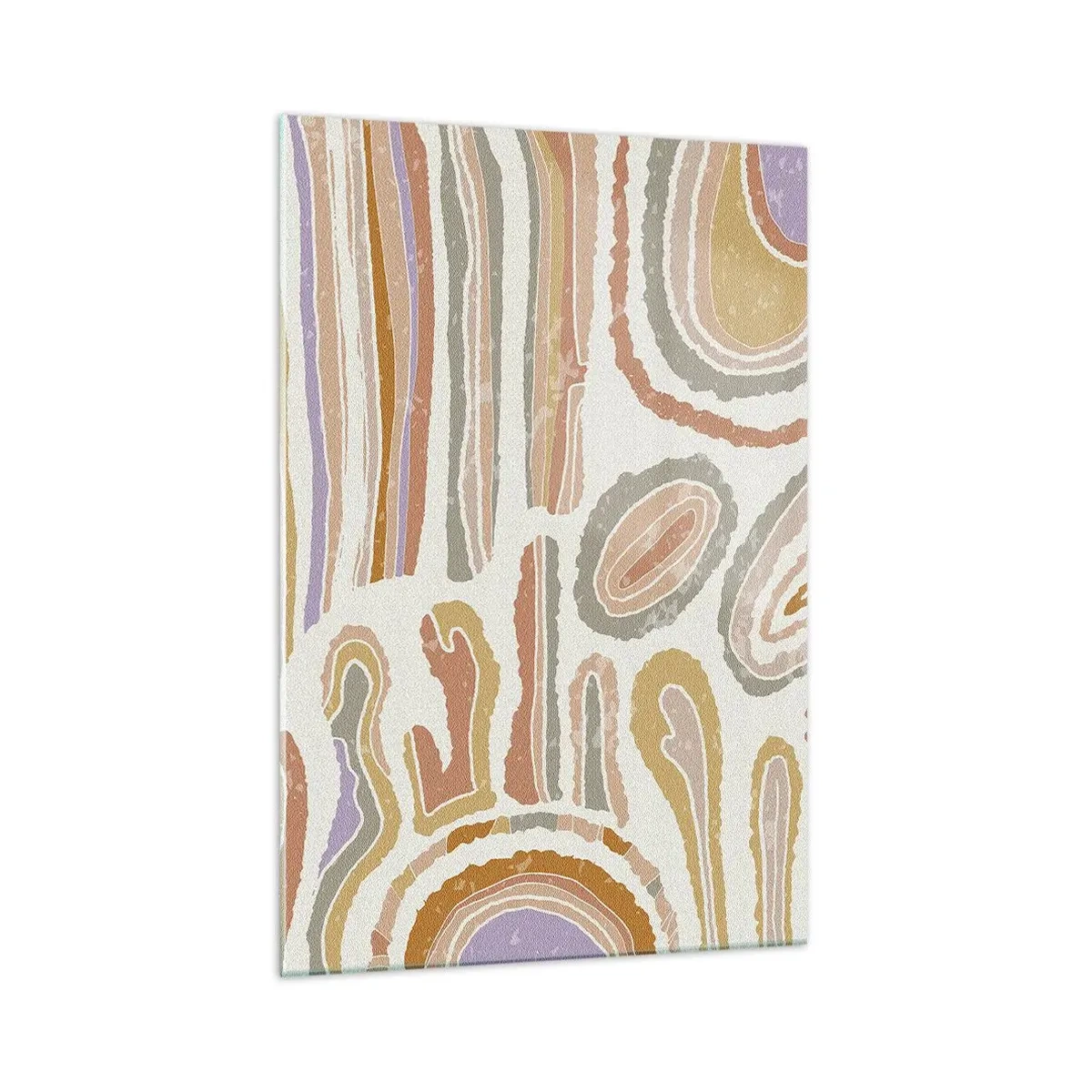 Schilderen op glas - Kleurrijke doorsneden - 70x100 cm