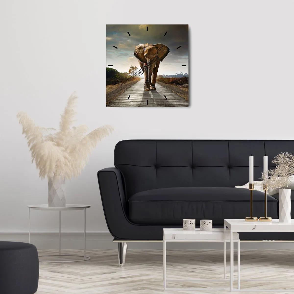 Wandklok - Klok - En helemaal niet in een porseleinen pakhuis - 40x40 cm