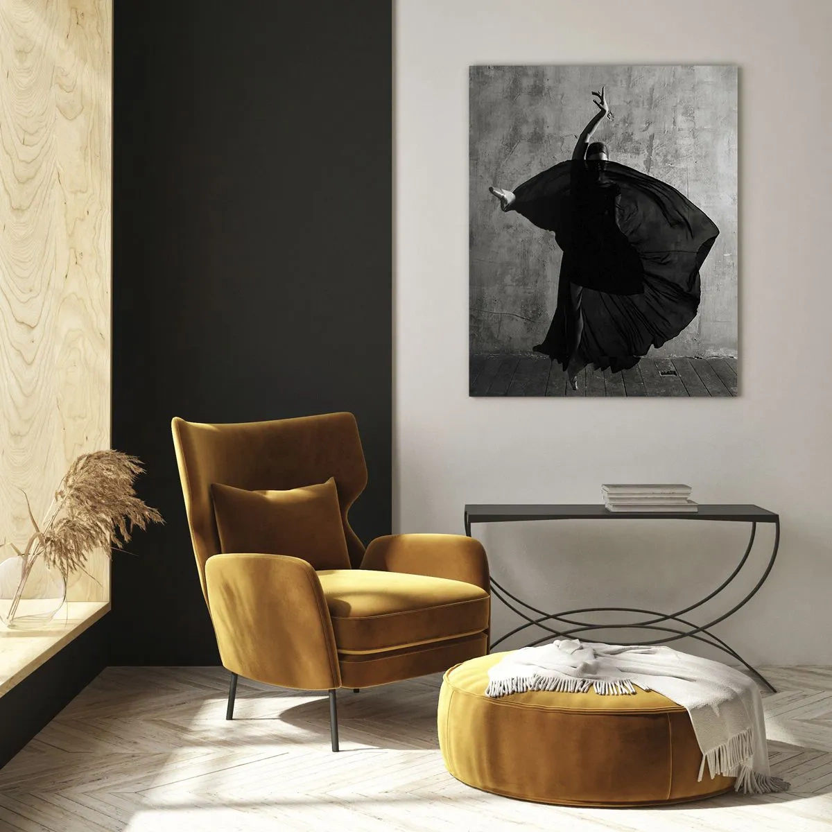 Schilderen op glas - Gepassioneerde riem - 70x100 cm