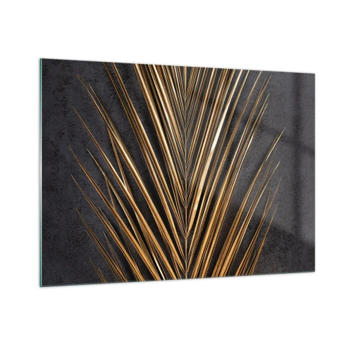 Schilderen op glas - Het goud van de tropen - 100x70 cm