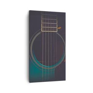 Schilderen op canvas - Nog even voordat het klinkt - 45x80 cm