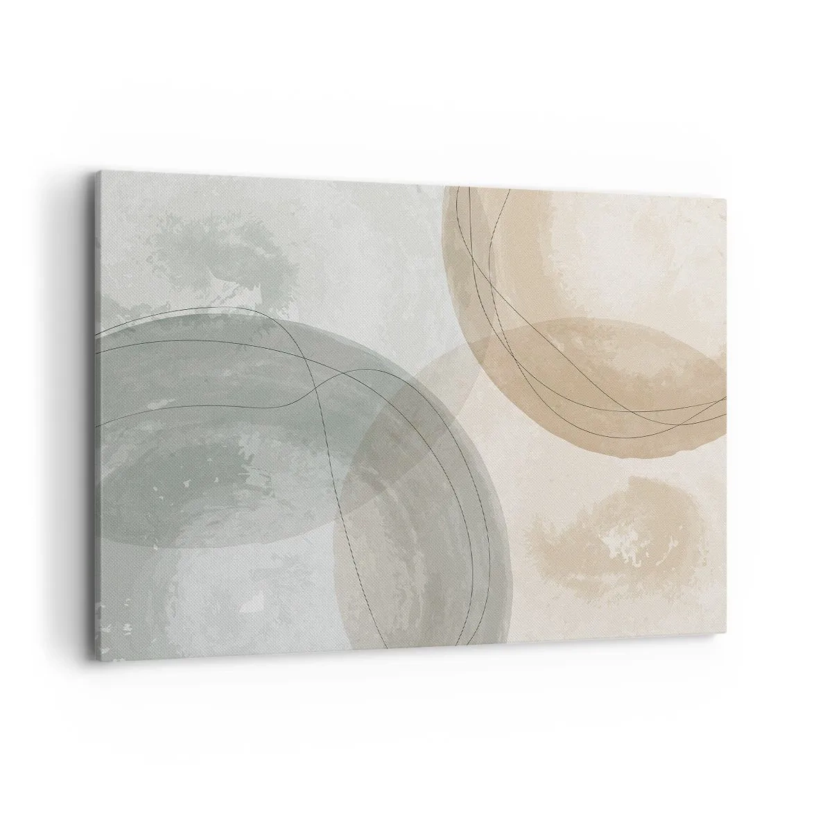 Schilderen op canvas - Indringende werelden - 100x70 cm