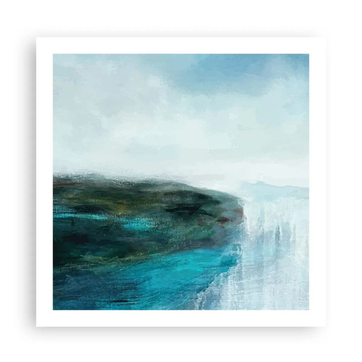 Poster - Nautische abstractie - 60x60 cm