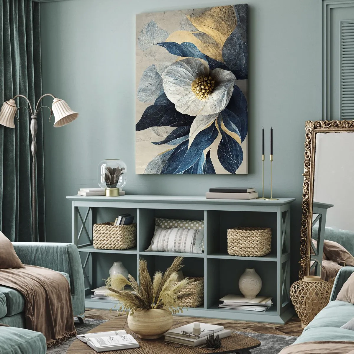 Schilderen op canvas - Hij heeft een hart van goud - 70x100 cm