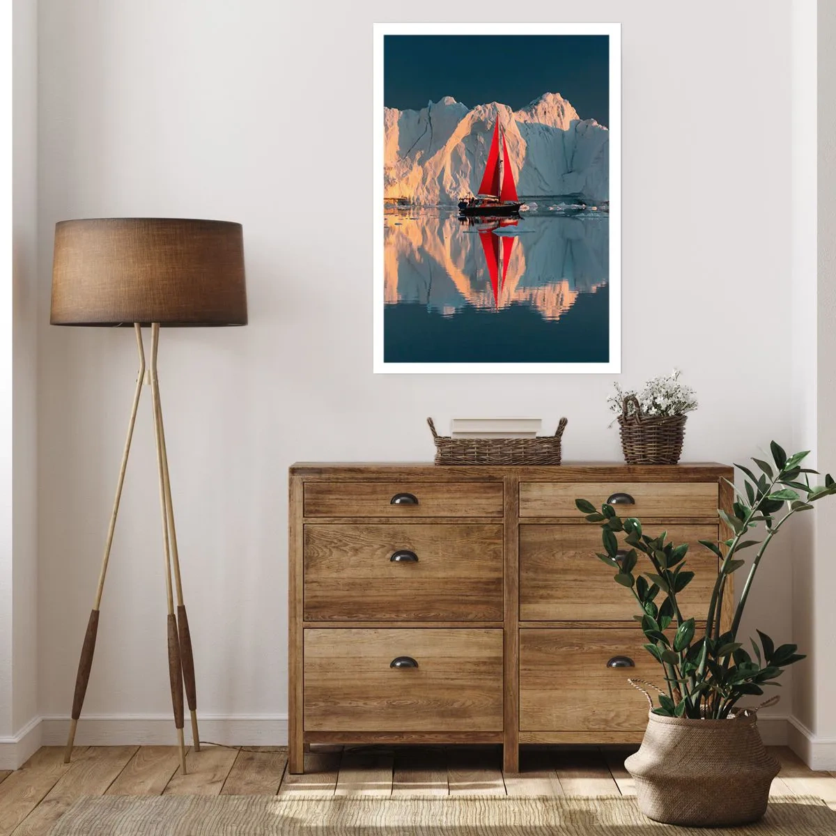 Poster - Aan de rand van de wereld - 50x70 cm