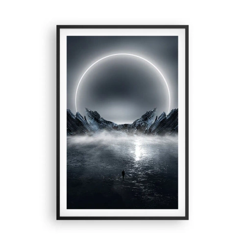 Poster in een zwarte lijst - Einde van het verhaal - 61x91 cm