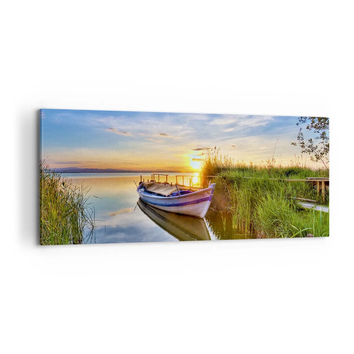 Schilderen op canvas - Baai van vervulde dromen - 100x40 cm