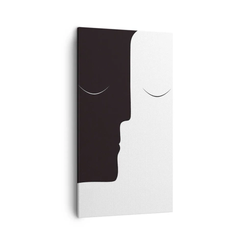 Schilderen op canvas - Eenheid van tegenstellingen - 45x80 cm
