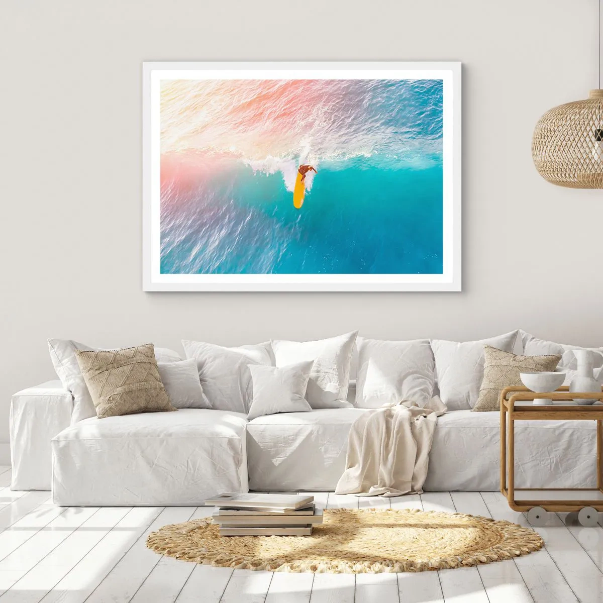 Poster in een witte lijst - De oceaanruiter - 40x30 cm
