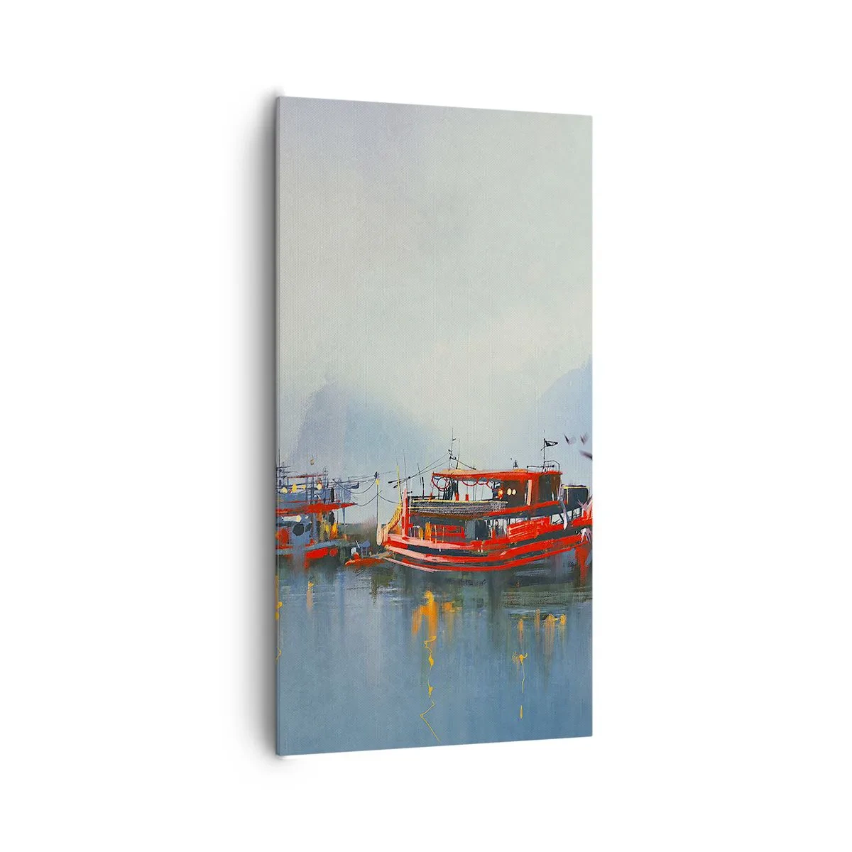 Schilderen op canvas - Aan het einde van de wereld - 65x120 cm