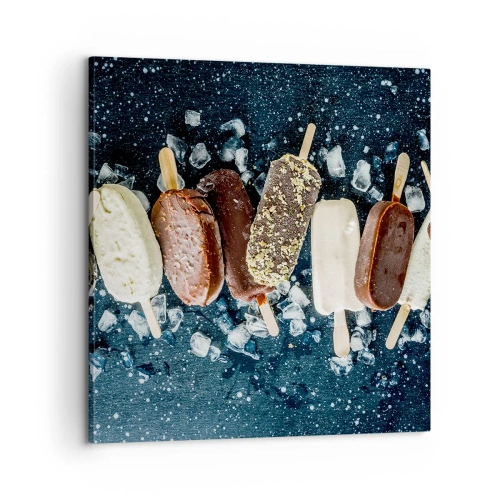 Schilderen op canvas - De smaak van hete zomer - 60x60 cm
