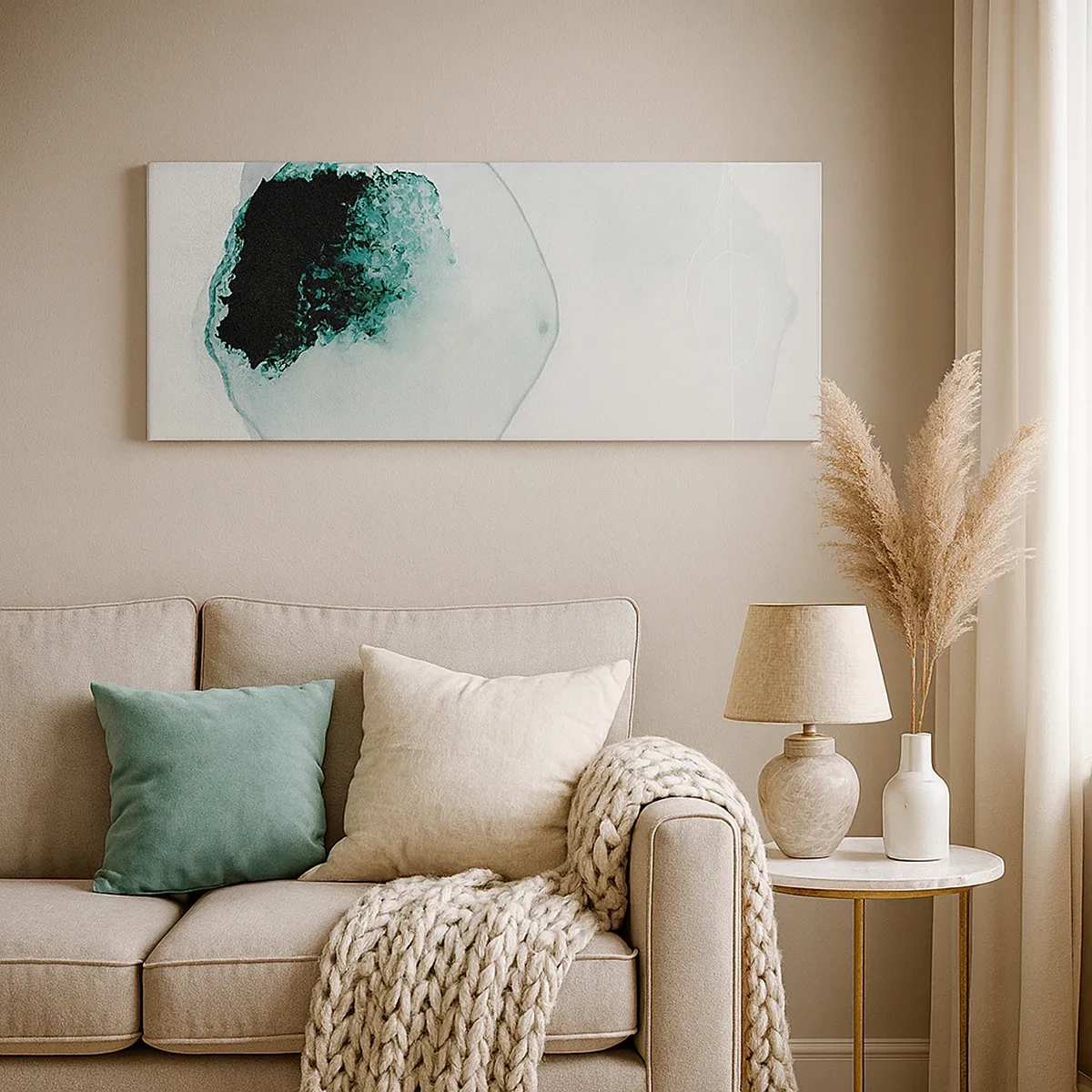 Schilderen op canvas - In een druppel water - 30x30 cm