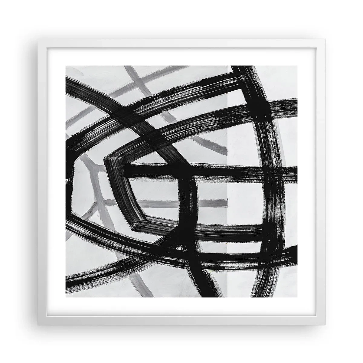 Poster in een witte lijst - Diepte opbouwen - 50x50 cm