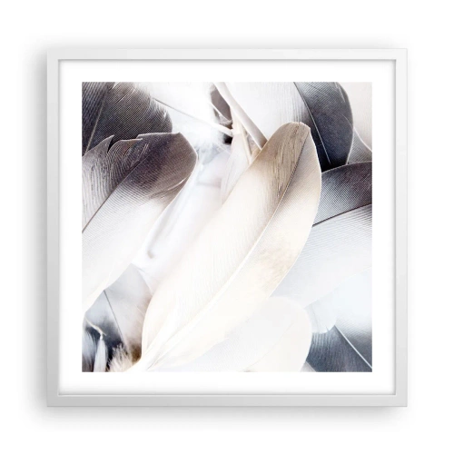 Poster in een witte lijst - Bijna engelachtig - 50x50 cm