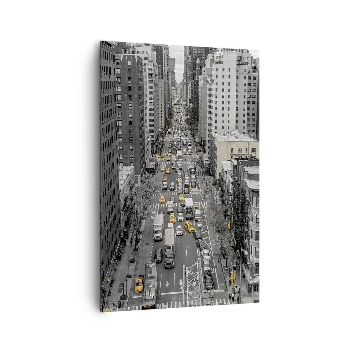 Schilderen op canvas - New Yorks leven - 80x120 cm