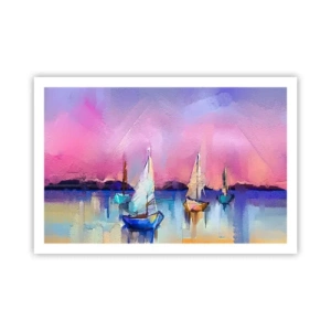 Poster - Richting: breed water - 91x61 cm