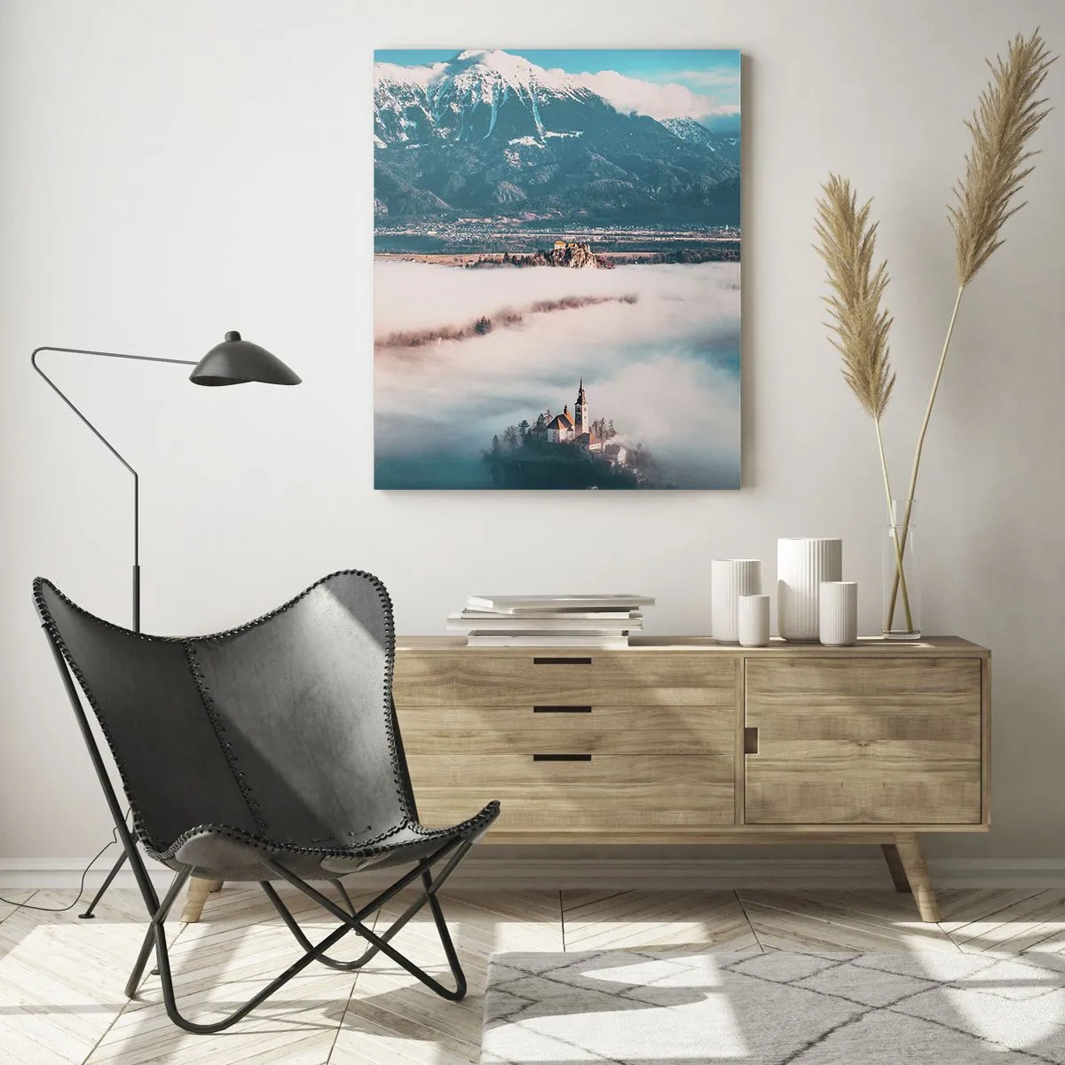 Schilderen op glas - Het begin van een sprookje - 50x70 cm