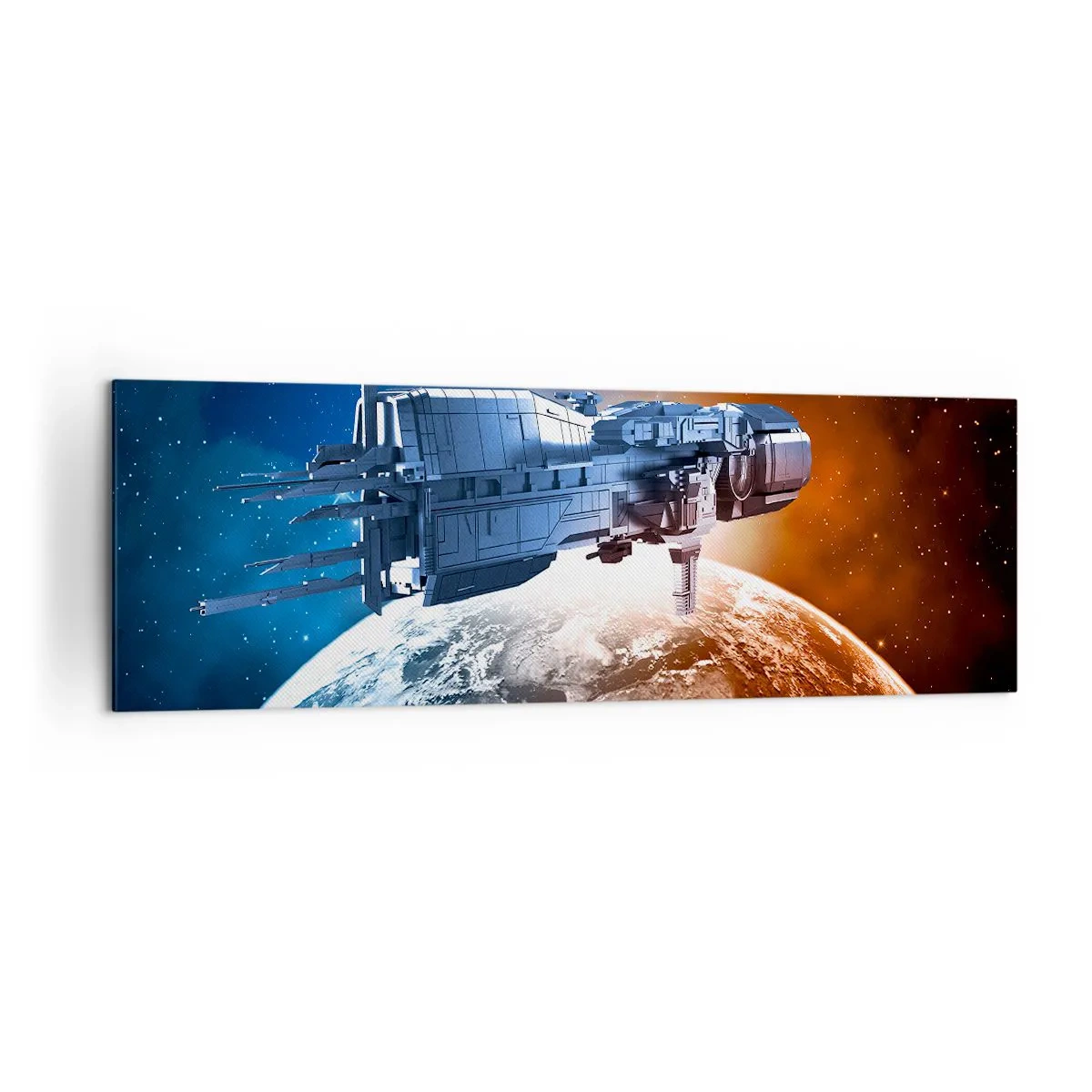 Schilderen op canvas - Een zorgvuldige waarnemer - 160x50 cm
