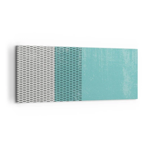 Schilderen op canvas - Een uitgebalanceerde compositie - 100x40 cm