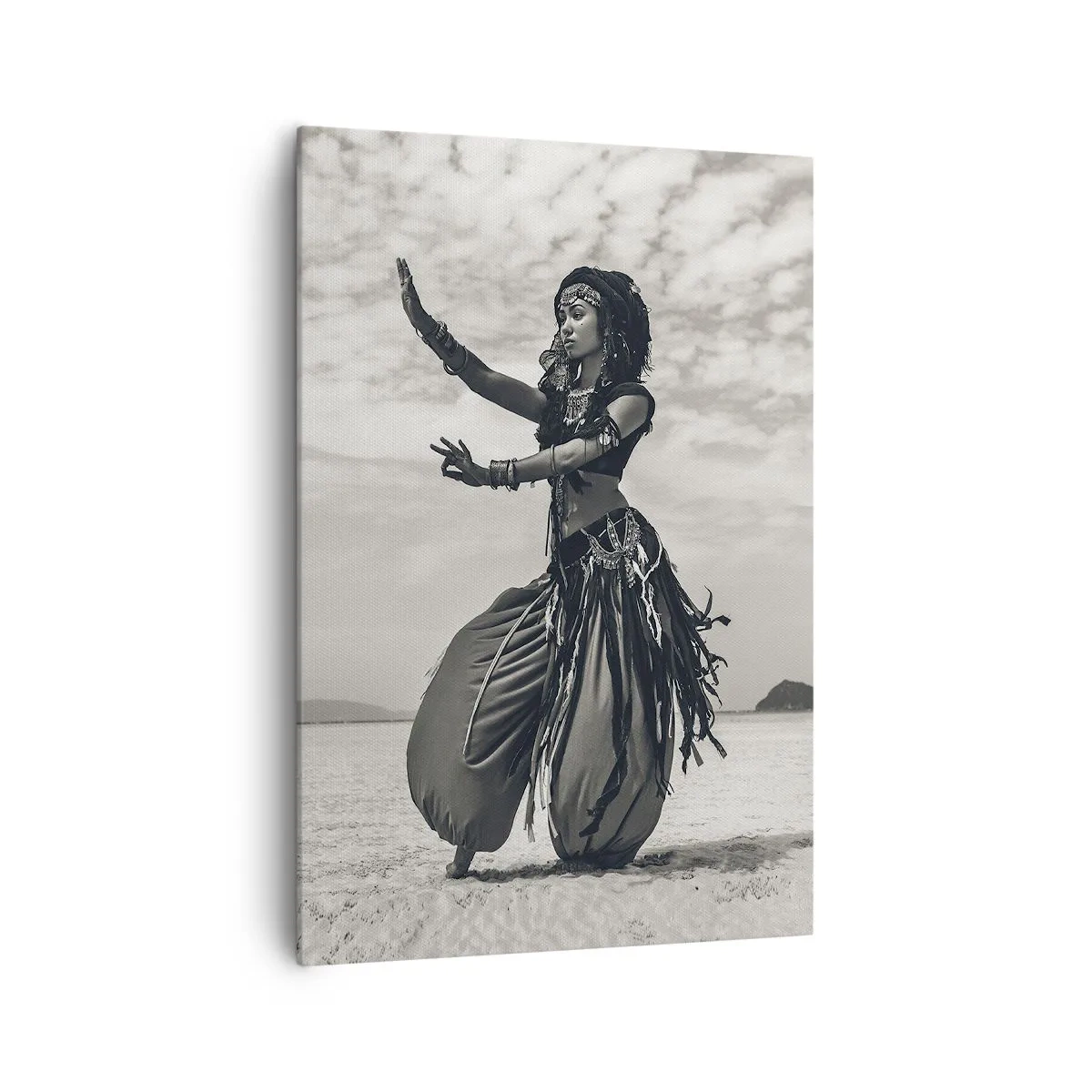 Schilderen op canvas - De dans van de zuidelijke eilanden - 70x100 cm