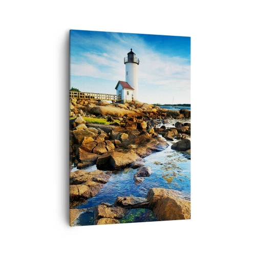 Schilderen op canvas - Kom blij terug, ik wacht - 70x100 cm