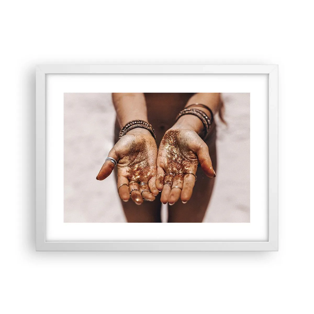 Poster in een witte lijst - Een cadeau voor jou - 40x30 cm